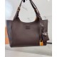 Premium Replica Miu Miu Hobo tote handbag 5BA304 Coffee At Cheap Price