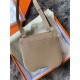Premium Replica Mini Hermès Della Cavalleria II Bag Taupe Epsom At Cheap Price