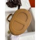 Fake Handmade Hermes The Loop 18 tote bag brown Clemence Knockoff Clone Sale Online Premium Replica Handmade Hermes The Loop 18 tote bag brown Clemence At Cheap Price