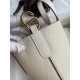 Fake Handmade Hermes The Loop 18 Tote Bag Beige Clemence Knockoff Clone Sale Online Premium Replica Handmade Hermes The Loop 18 Tote Bag Beige Clemence At Cheap Price