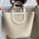 Fake Handmade Hermes The Loop 18 Tote Bag Beige Clemence Knockoff Clone Sale Online Premium Replica Handmade Hermes The Loop 18 Tote Bag Beige Clemence At Cheap Price