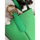 Premium Replica Handmade Hermes The Loop 18 Tote Bag Green Clemence At Cheap Price