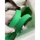 Premium Replica Handmade Hermes The Loop 18 Tote Bag Green Clemence At Cheap Price