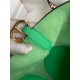 Premium Replica Handmade Hermes The Loop 18 Tote Bag Green Clemence At Cheap Price
