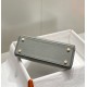 Premium Replica Hermes Sellier Kelly 25cm Epsom Bag Light Gray At Cheap Price