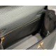 Premium Replica Hermes Sellier Kelly 25cm Epsom Bag Light Gray At Cheap Price