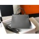 Fake Hermes Sellier Kelly 25cm Epsom Bag Dark Gray Knockoff Clone Sale Online Premium Replica Hermes Sellier Kelly 25cm Epsom Bag Dark Gray At Cheap Price