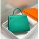 Premium Replica Hermes Sellier Kelly 25/28cm Epsom Bag Jade Green At Cheap Price