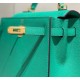 Premium Replica Hermes Sellier Kelly 25/28cm Epsom Bag Jade Green At Cheap Price