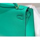 Premium Replica Hermes Sellier Kelly 25/28cm Epsom Bag Jade Green At Cheap Price