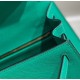 Premium Replica Hermes Sellier Kelly 25/28cm Epsom Bag Jade Green At Cheap Price