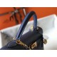 Premium Replica Hermes Kelly 28cm Epsom Blue GHW At Cheap Price