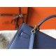 Premium Replica Hermes Kelly 28cm Epsom Blue GHW At Cheap Price