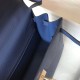 Premium Replica Hermes Kelly 28cm Epsom Blue GHW At Cheap Price