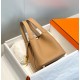 Premium Replica Hermes Picotin Lock 18/22 Tote Bag Brown Clemence At Cheap Price