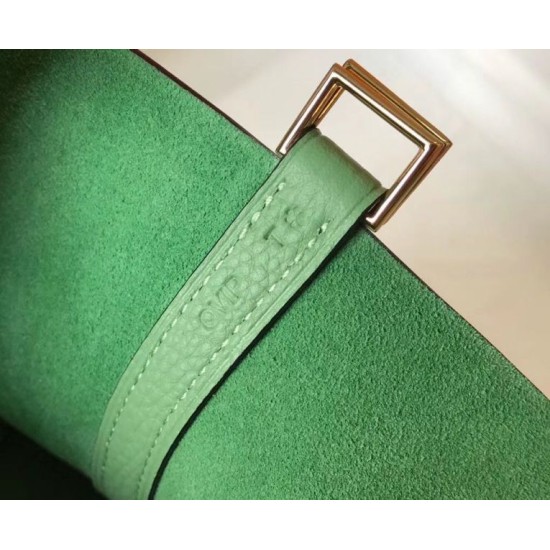 Premium Replica Hermes Picotin Lock 18/22 Tote Bag Green Clemence At Cheap Price