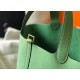 Premium Replica Hermes Picotin Lock 18/22 Tote Bag Green Clemence At Cheap Price
