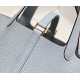 Premium Replica Hermes Tote Bag Picotin Lock 18/22 Clemence Blue At Cheap Price