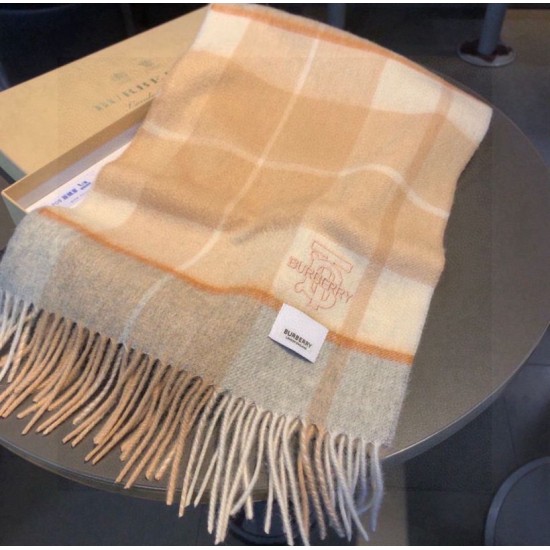 Top AAAAA Replica Burberry Check Classical Cashmere Scarf, Beige, 30 x 168 cm Clone Cheap