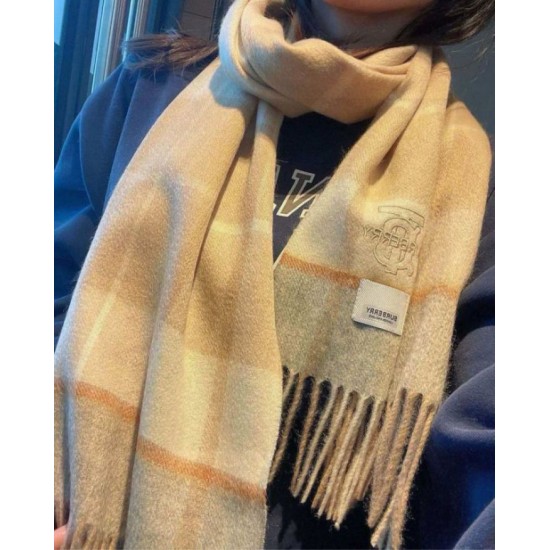 Top AAAAA Replica Burberry Check Classical Cashmere Scarf, Beige, 30 x 168 cm Clone Cheap