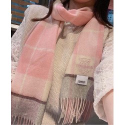 Top AAAAA Replica Burberry Check Classical Cashmere Scarf, Pink, 30 x 168 cm Clone Cheap