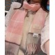 Top AAAAA Replica Burberry Check Classical Cashmere Scarf, Pink, 30 x 168 cm Clone Cheap