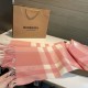 Top AAAAA Replica Burberry Check Classical Cashmere Scarf, Pink, 30 x 200 cm Clone Cheap