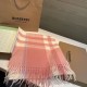 Top AAAAA Replica Burberry Check Classical Cashmere Scarf, Pink, 30 x 200 cm Clone Cheap