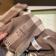 Top AAAAA Replica Burberry Check Classical Cashmere Scarf, Beige, 30 x 200 cm Clone Cheap