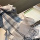 Top AAAAA Replica Burberry Check Classical Cashmere Scarf, Gray, 30 x 200 cm Clone Cheap