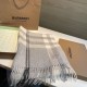 Top AAAAA Replica Burberry Check Classical Cashmere Scarf, Gray, 30 x 200 cm Clone Cheap
