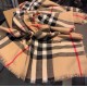 Top AAAAA Replica Burberry Check Cashmere Scarf, Beige with Frayed Edges, 70 x 200 cm Clone Cheap