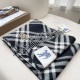 Top AAAAA Replica Burberry Check Cashmere Scarf Black/White 30 x 168 cm Clone Cheap