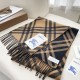 Top AAAAA Replica Burberry Check Cashmere Scarf with Tassel Hem, Black/Brown 30 x 168 cm Clone Cheap