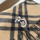 Top AAAAA Replica Burberry Check Cashmere Scarf with Tassel Hem, Black/Brown 30 x 168 cm Clone Cheap