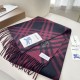 Top AAAAA Replica Burberry Check Cashmere Scarf with Tassel Hem, Black/Red 30 x 168 cm Clone Cheap