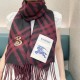 Top AAAAA Replica Burberry Check Cashmere Scarf with Tassel Hem, Black/Red 30 x 168 cm Clone Cheap