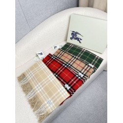 Top AAAAA Replica Burberry Classic Check Cashmere Scarf, Brown 30 x 155 cm Clone Cheap