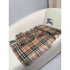 Top AAAAA Replica Burberry Classic Check Cashmere Scarf, Brown 30 x 155 cm Clone Cheap