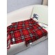 Top AAAAA Replica Burberry Classic Check Cashmere Scarf, Red 30 x 155 cm Clone Cheap