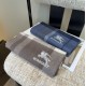 Top AAAAA Replica Burberry Classic Check Cashmere Scarf, Grey 30 x 180 cm Clone Cheap
