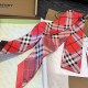 Top AAAAA Replica Burberry Vintage Check Silk Scarf, Red 8 x 180 cm Clone Cheap