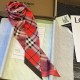 Top AAAAA Replica Burberry Vintage Check Silk Scarf, Red 8 x 180 cm Clone Cheap