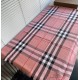 Top AAAAA Replica Burberry Classic Check Scarf Cashmere Pink 70 x 200 Clone Cheap