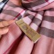 Top AAAAA Replica Burberry Classic Check Scarf Cashmere Pink 70 x 200 Clone Cheap