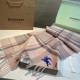 Top AAAAA Replica Reversible Cashmere Scarf with EKD Burberry Check Pattern 30 x 200 Pink Clone Cheap