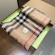 Top AAAAA Replica Cashmere Scarf/Shawl with Burberry Archive Vintage Check Pattern, Beige 90 x 200 Clone Cheap