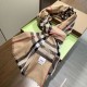 Top AAAAA Replica Cashmere Scarf/Shawl with Burberry Archive Vintage Check Pattern, Beige 90 x 200 Clone Cheap