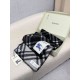 Top AAAAA Replica Burberry Equestrian Label Check Wool Scarf/Blanket, 30 x 180 cm, Black Clone Cheap