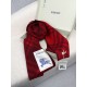 Top AAAAA Replica Burberry Check Wool Scarf/Blanket with Equestrian Label 30 x 180 Red Clone Cheap